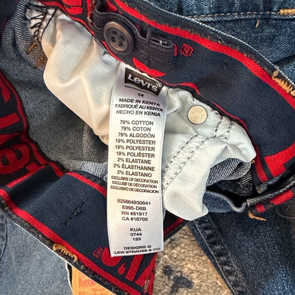 7 Pair of  Levi's, Children Place & Jumping Beans Classic Blue Jeans Collection - Picture 2 of 15
